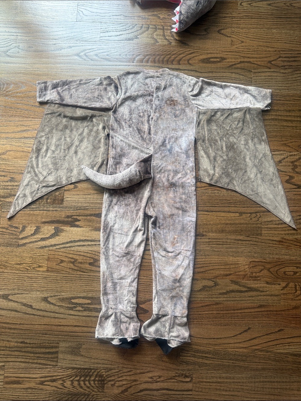 Pterodactyl Dinosaur Costume Dragon Animal Halloween Cosplay Boy Size 5-6 - Picture 8 of 16